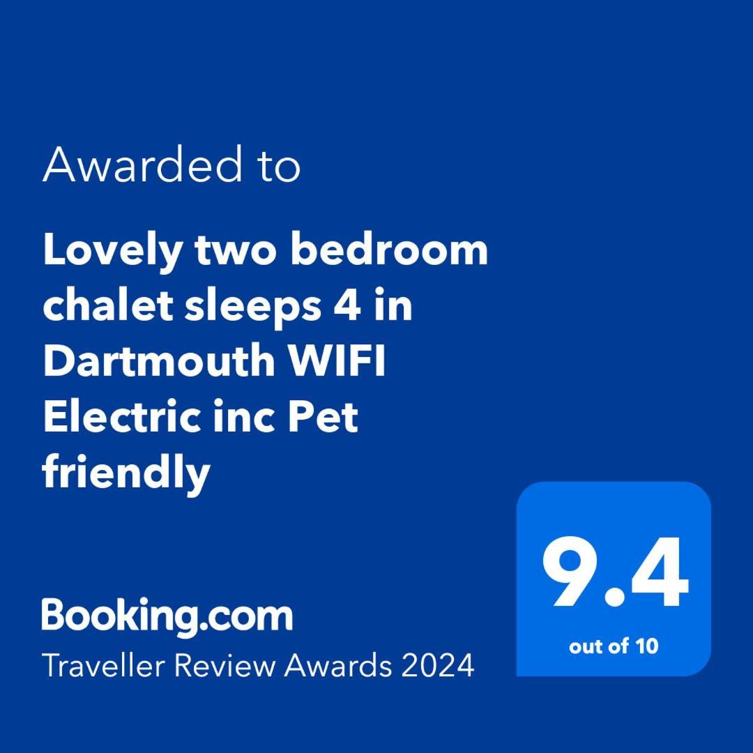 Caldon Holiday Chalet Sleeps 4 In Dartmouth Wifi Electric Inc Pet Friendly ภายนอก รูปภาพ